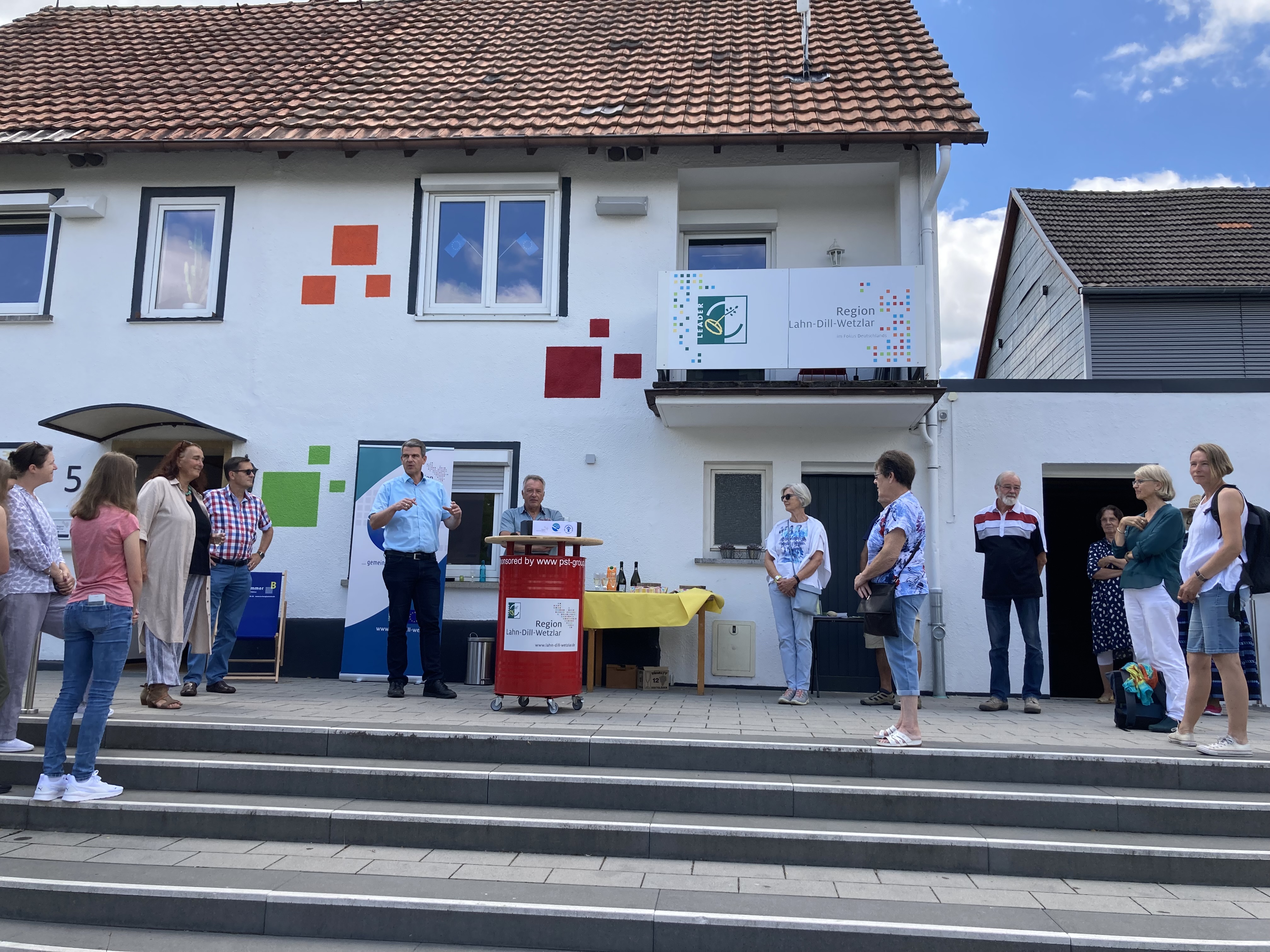 Vernissage auf dem Bachtrompeterplatz