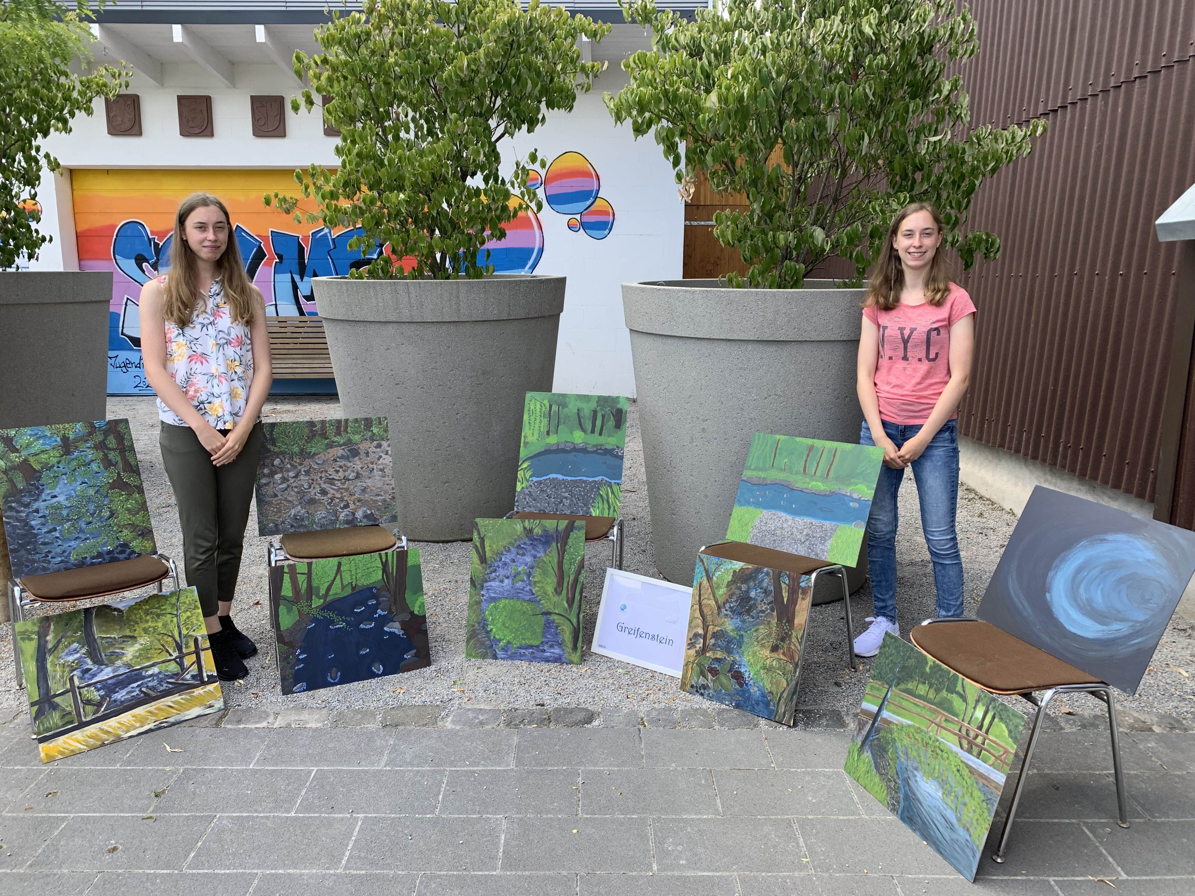 Vernissage auf dem Bachtrompeterplatz