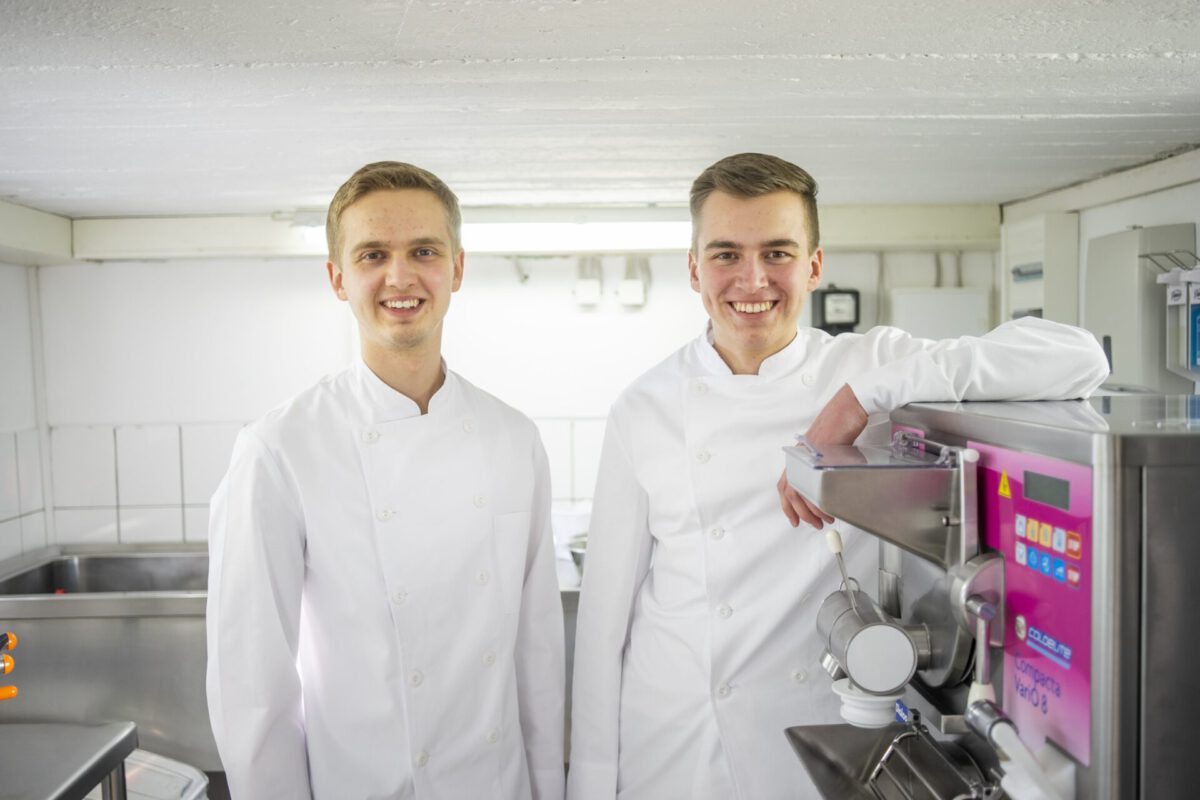 Jakob und Elia Rauber von der EISZEIT GmbH