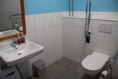 Behindertengerechte Toilette im Franzis in Wetzlar